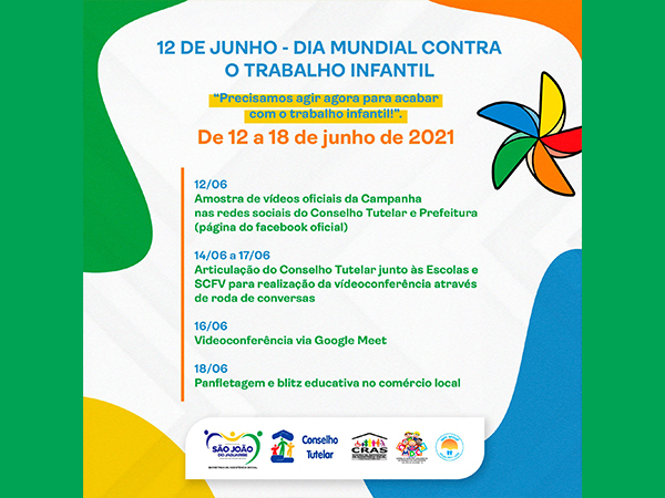 SMADS promove campanha contra o trabalho infantil, Secretaria Municipal de  Assistência e Desenvolvimento Social